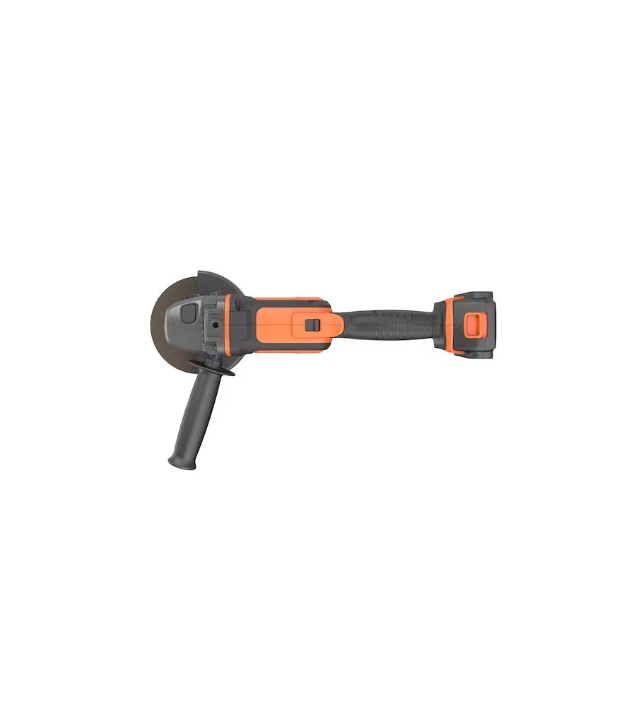 SMERIGLIATRICE ANGOLARE A BATTERIA BLACK+DECKER "BCG720M1-QW" DISCO 115/125 MM 18V 4AH + CARICABATTERIE RAPIDO 1 A + SOFT BAG